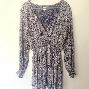 O'Neill Long Sleeve Floral Dress (Size Small)